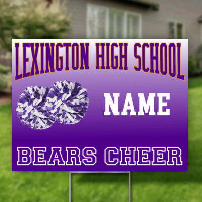 Cheer - Single 24"x18" Rigid Coro (Yard Signs ) 4mm - Single 24"x18" Rigid Coro (Yard Signs ) 4mm Thumbnail