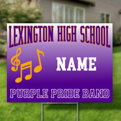 Band - Single 24"x18" Rigid Coro (Yard Signs ) 4mm Thumbnail