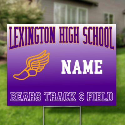 Track & Field - Single 24"x18" Rigid Coro (Yard Signs ) 4mm Thumbnail
