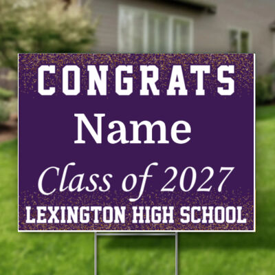 Senior - Single 24"x18" Rigid Coro (Yard Signs ) 4mm Thumbnail